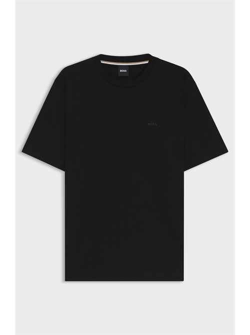 T-shirt in jersey di cotone con logo BOSS | THOMPSON 01/001-50468347